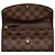 Monedero Damier Louis Vuitton Castaño Damier ebene - vista 6