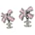 Orecchini Chanel ABG403 Argento Rosa  - vista 2