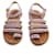 Chanel Sandali Timeless Camoscio Rosa  - vista 2