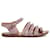 Chanel Sandali Timeless Camoscio Rosa  - vista 3