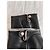 Chanel Fingerlose Handschuhe aus schwarzem gestepptem Leder - Ansicht 6