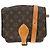 Borsa Louis Vuitton Cartouchiere Monogram Canvas MM Marrone