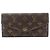 Louis Vuitton Portefeuille Sarah Monogram Canvas Castaño