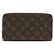 Louis Vuitton Monogram Zippy Organizer Rundgeldbörse Braun Monogramm - vista 2