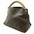 Borsa Tote Louis Vuitton Monogram Artsy MM Marrone Monogramma - vista 3