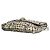 Alexander McQueen Borsa a tracolla Skull in tweed Nero Bianco - vista 10