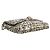 Alexander McQueen Borsa a tracolla Skull in tweed Nero Bianco - vista 11