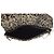 Alexander McQueen Borsa a tracolla Skull in tweed Nero Bianco - vista 15