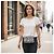 Alexander McQueen Borsa a tracolla Skull in tweed Nero Bianco - vista 2