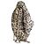 Alexander McQueen Borsa a tracolla Skull in tweed Nero Bianco - vista 6