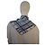 Burberry London Lenço Quadrado de Seda Belt Strap Branco Azul Cinza - vista 9
