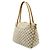 Borsa a tracolla tote Louis Vuitton Damier Azur Figeri PM Crudo - vista 3