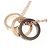 Collana Cartier Love Three Hoop - vista 4