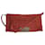 Céline Celine Borsa Tracolla Pelle Smock Rossa Rosso