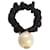 Chanel Scrunchie Perla Oversize Logo CC Fall 2016 Bianco  - vista 1