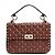 Valentino Garavani Borsa Rockstud Spike Medium - Pelle Marrone Bordeaux