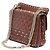 Valentino Garavani Borsa Rockstud Spike Medium - Pelle Marrone Bordeaux - vista 4