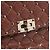 Valentino Garavani Borsa Rockstud Spike Medium - Pelle Marrone Bordeaux - vista 6