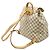 Zaino/Borsa a tracolla Louis Vuitton Damier Azur Speron Crudo - vista 3