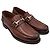 Autre Marque Mocassino in pelle marrone Brecos