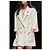 Chanel 22S Runway Tweed Bouclé Mantelkleid Ecru Beige Gold hardware - Ansicht 2