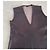 Top tank Stouls de cuero perforado marrón chocolate, T. S Marrón oscuro - vista 7