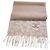 Timeless Chanel Sciarpa stretta Camelia in lana e cashmere - Beige - vista 6