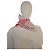 Foulard quadrato Chanel cotone pois Logo CC Rosa Blu Bianco - vista 11