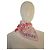 Foulard quadrato Chanel cotone pois Logo CC Rosa Blu Bianco - vista 12
