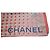 Foulard quadrato Chanel cotone pois Logo CC Rosa Blu Bianco - vista 8