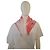 Foulard quadrato Chanel cotone pois Logo CC Rosa Blu Bianco - vista 9