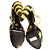 Chanel Runway Décolleté in vernice con cinturino e plateau, 38.5 Nero Giallo - vista 11