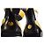 Chanel Runway Décolleté in vernice con cinturino e plateau, 38.5 Nero Giallo - vista 12