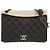 Borsa Chanel Ballerine in pelle di vitello trapuntata nero/beige