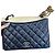 Borsa Chanel Ballerine in pelle di vitello trapuntata nero/beige - vista 12