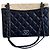 Borsa Chanel Ballerine in pelle di vitello trapuntata nero/beige - vista 4