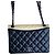Borsa Chanel Ballerine in pelle di vitello trapuntata nero/beige - vista 6