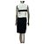 Timeless CHANEL S/S 2009 Schwarz-Weiß Tweed Schleifenkleid sz.38 Gebraucht - Ansicht 2