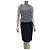 Completo due pezzi in pizzo bianco e nero Chanel Taglia 36 Usato