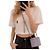 Chanel Mini Vanity Pearl Crush in pelle di agnello lilla Beige - vista 4