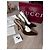 Gucci Sandali Stiletto in Velluto Marrone con Catena - vista 2