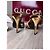 Gucci Sandali Stiletto in Velluto Marrone con Catena - vista 6