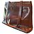 Borsa Tote Salvatore Ferragamo pelle marrone Gancini