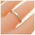 Autre Marque Vendome Au750 Pink Gold Platinum Ring Golden - view 5