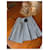Falda cruzada Maje Blanco Azul Gris  - vista 2