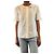Autre Marque Top de algodón blanco transparente - talla UK 6