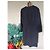 Vestido Sandro azul marinho abotoado Preto - vista 7