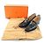 Hermès Hermes Leder-Loafer Schwarz - Ansicht 2