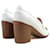 Hermès Hermes Elysee Leder Pumps Silber Weiß Beige - Ansicht 7