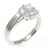 Autre Marque Pola Platinum Diamond Ring Silber